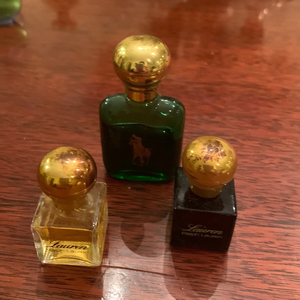 Vintage perfume flacons